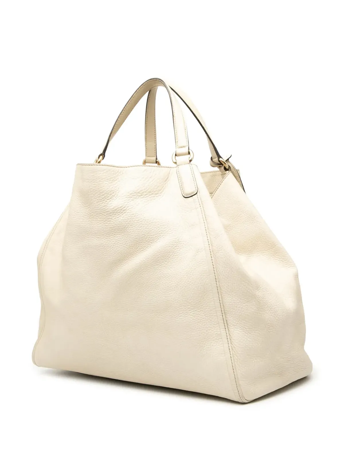Gucci ビンテージ 2000-2015 大型 レザー Soho Cellarius トートバッグ - ホワイト - 画像3