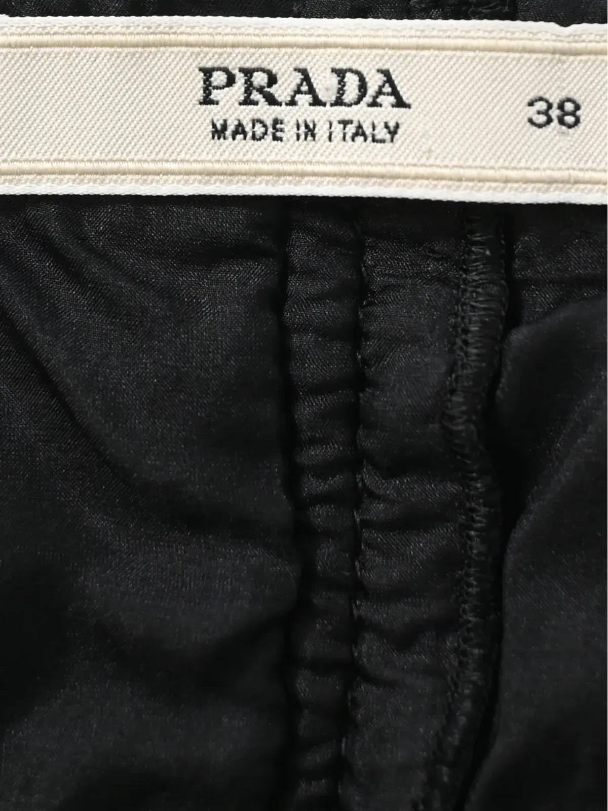 Prada ビンテージ ツイードのAラインミディスカート - ブラック - 画像4