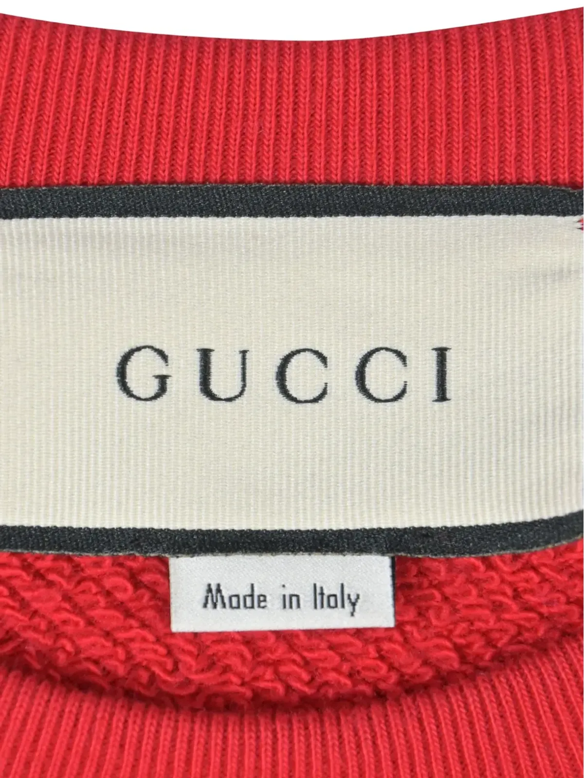 Gucci ビンテージ クリスタル装飾ラムモチーフ スウェットシャツ - 画像5