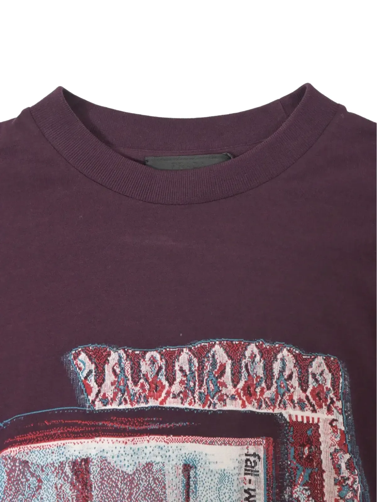 Prada ビンテージ グラフィックプリント Tシャツ - パープル - 画像5