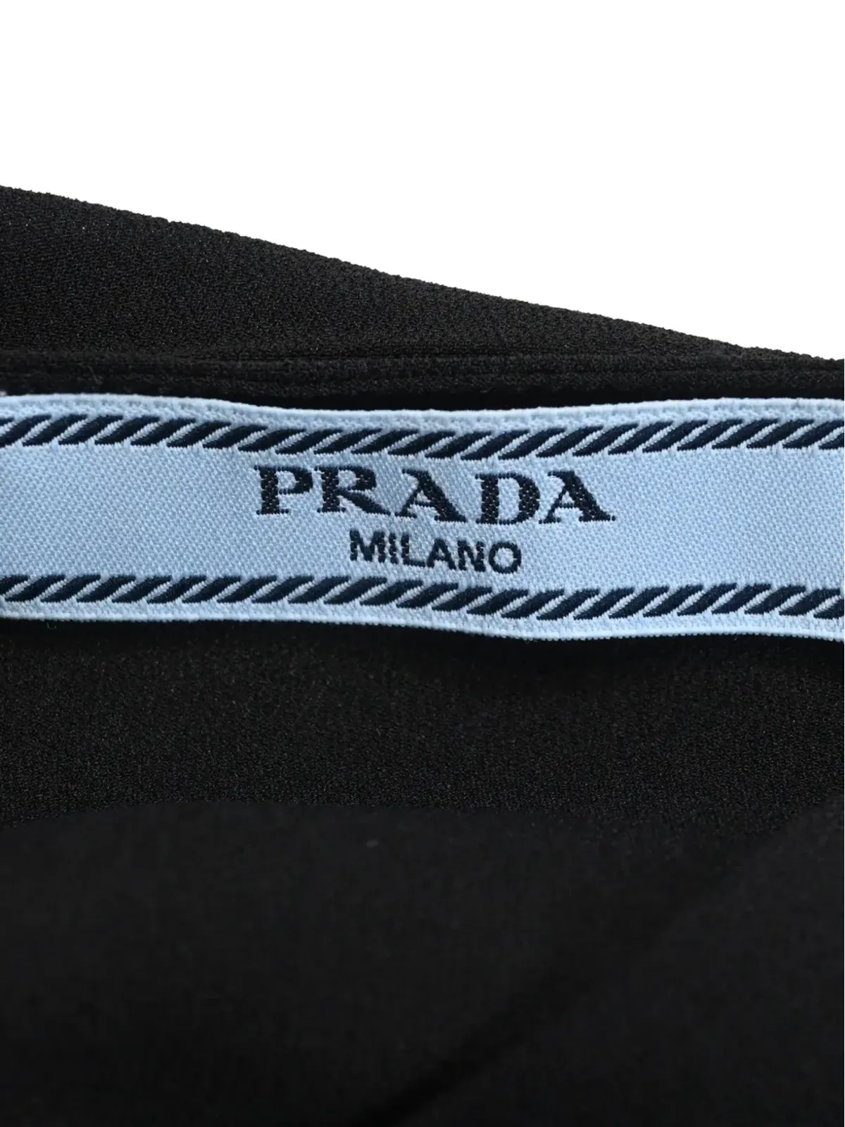 Prada ビンテージ ボタン付き ブラウス - ブラック - 画像4