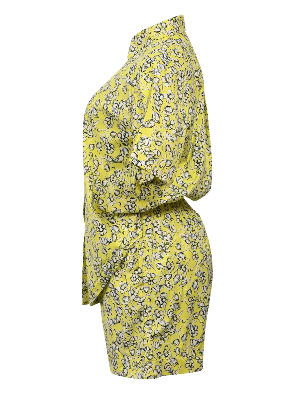 MAX&Co. 花柄プリントのシャツとショーツセット - Yellow - 画像3