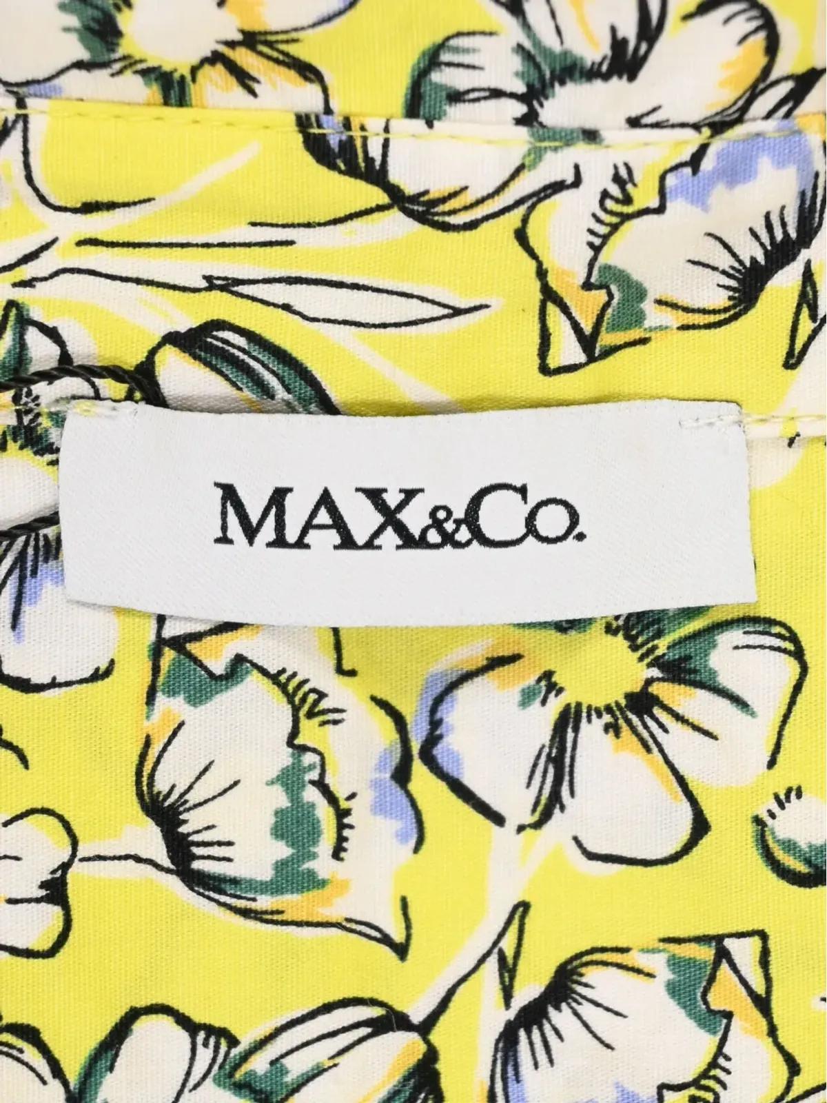 MAX&Co. 花柄プリントのシャツとショーツセット - Yellow - 画像4