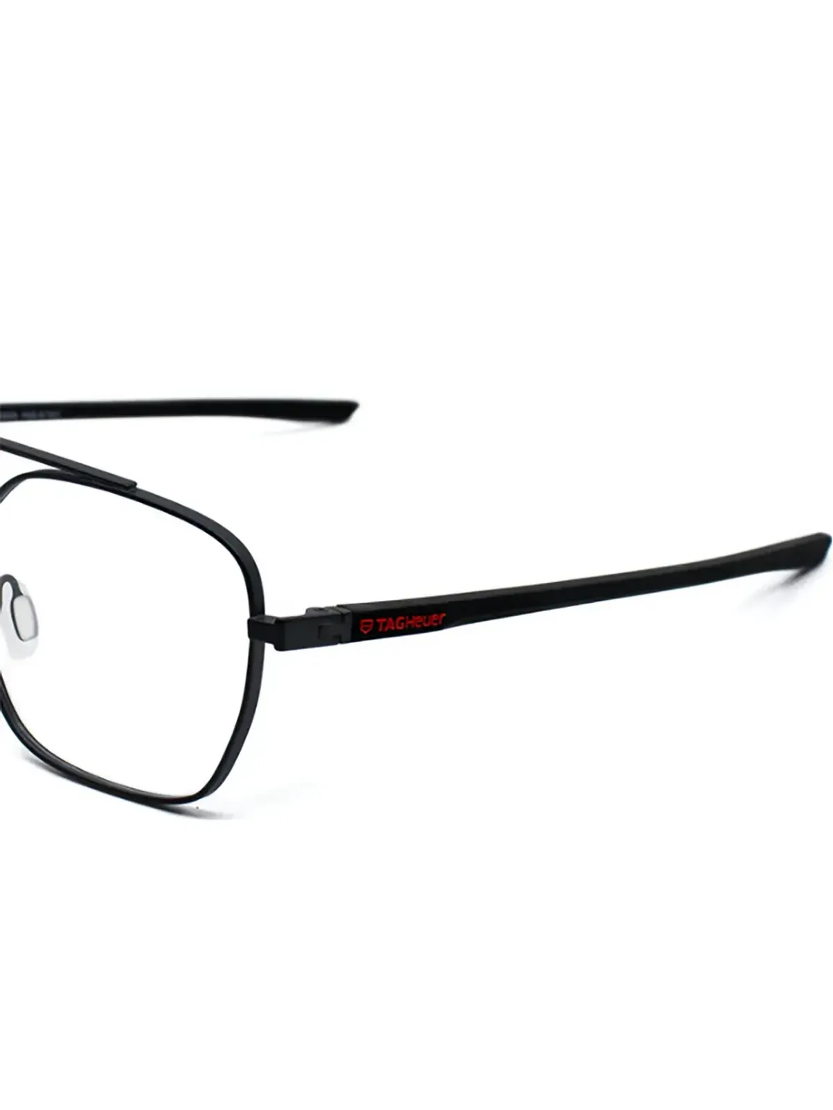 Tag Heuer Eyewear パイロットフレーム眼鏡 - ブラック - 画像3