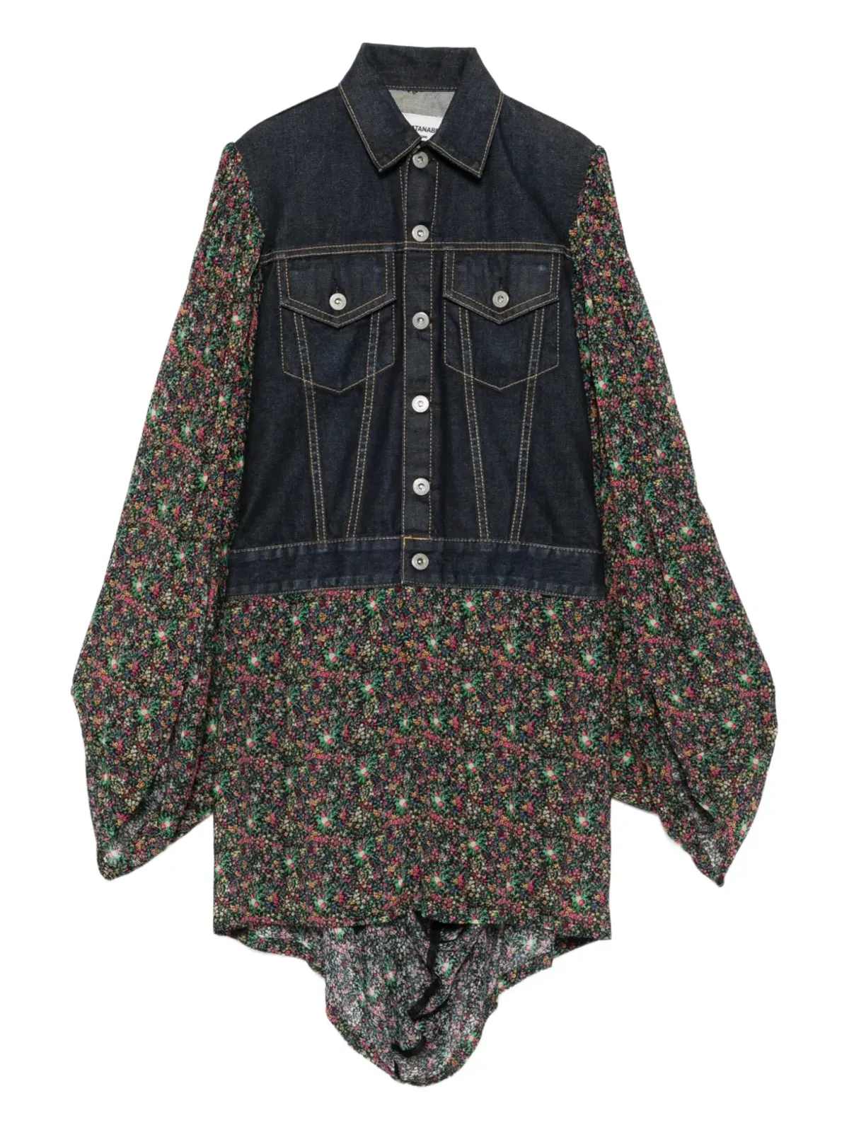 Junya Watanabe Comme des Garçons Pre-Owned ドッキング シャツドレス - 画像1