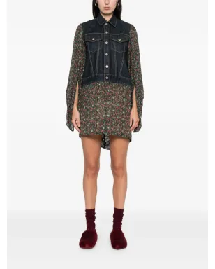 Junya Watanabe Comme des Garçons Pre-Owned ドッキング シャツドレス - サムネイル2