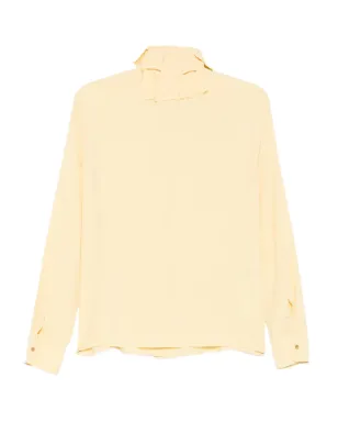 Rochas クレープシャツ - Yellow - サムネイル2