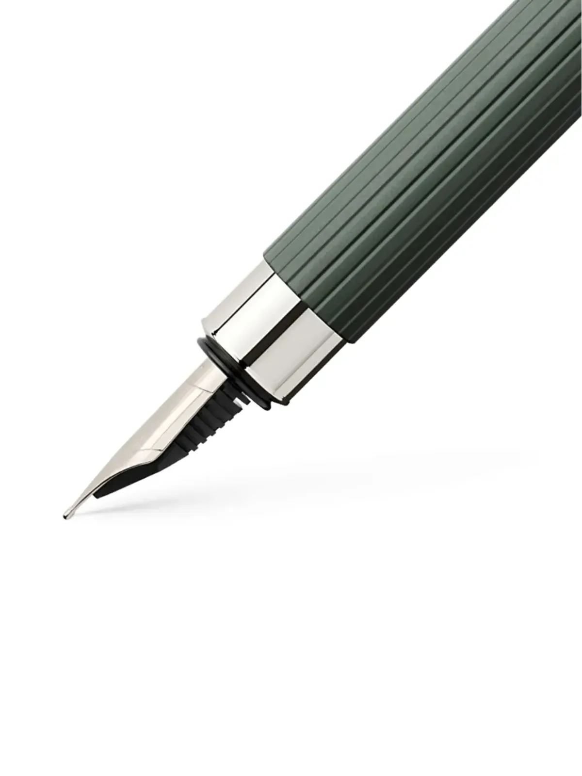 Graf von Faber-Castell リブ付きメタル万年筆 - 画像2
