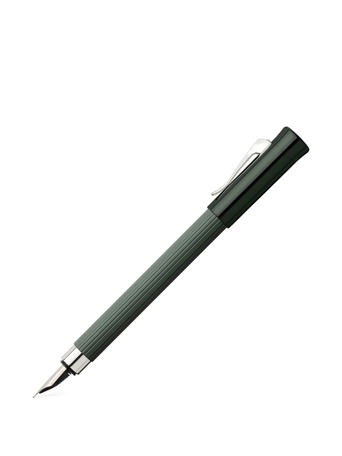 Graf von Faber-Castell リブ付きメタル万年筆 - 画像4