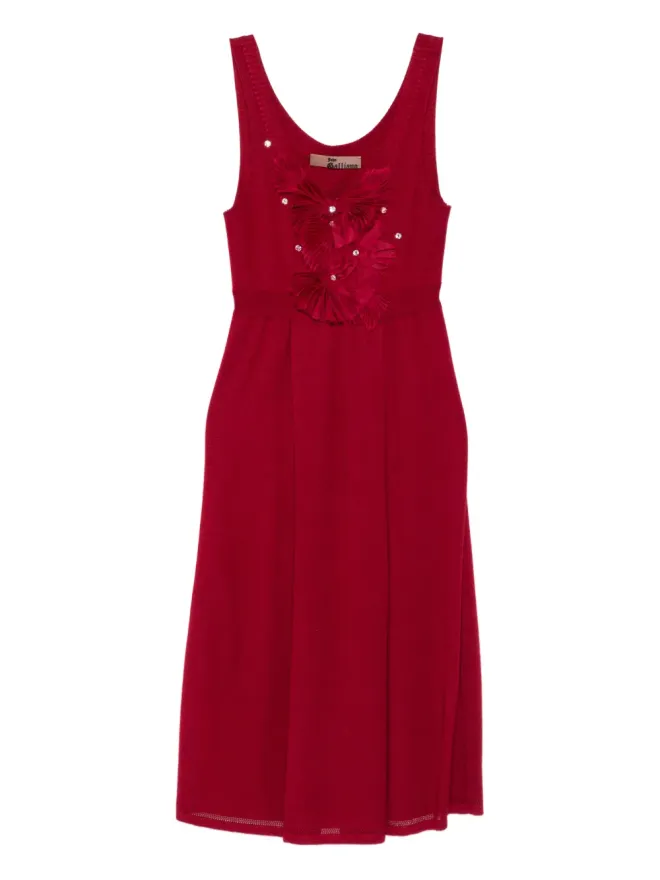 John Galliano Pre-Owned John Galliano Pre-Owned 2000年代花柄ビジュー付きノースリーブドレスの商品画像