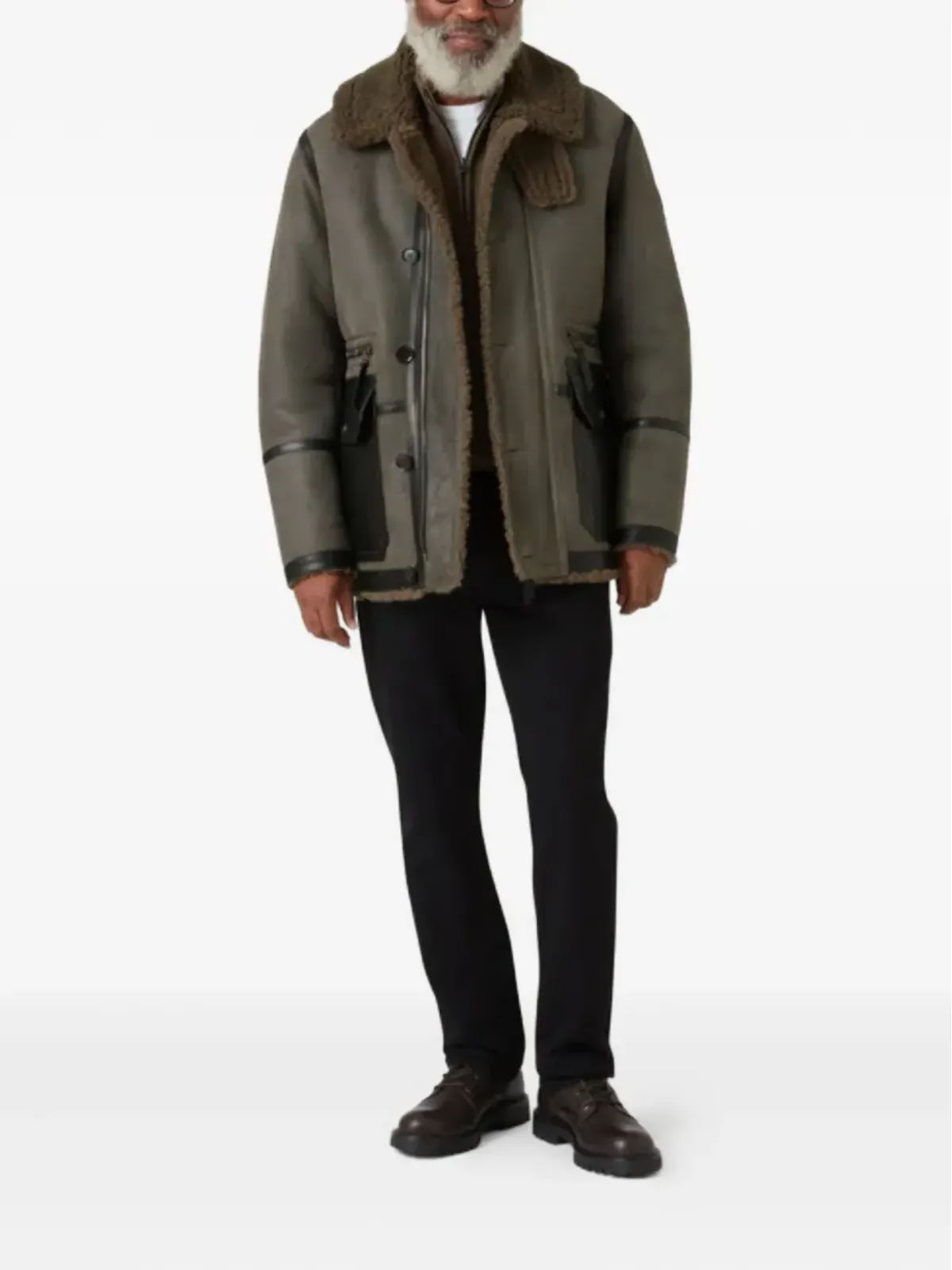 Belstaff スノーフィールド レザーコート - 画像2