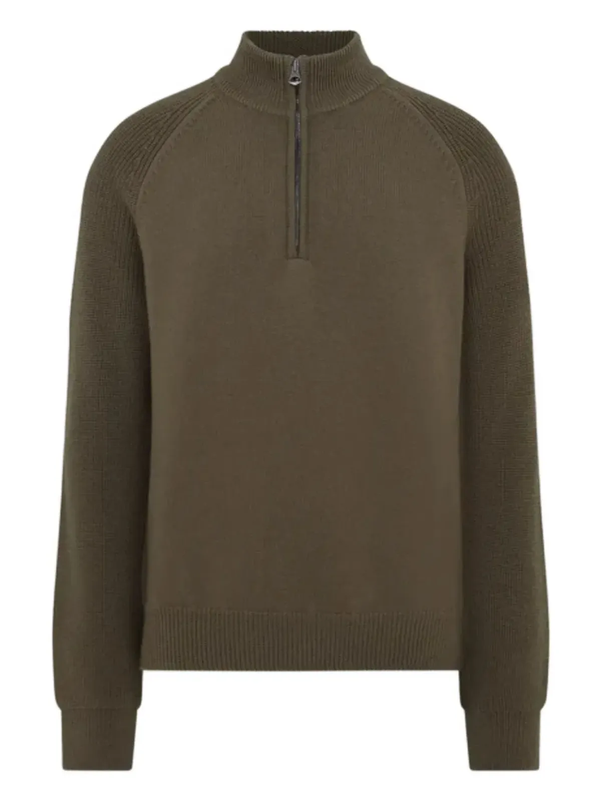 Belstaff ジップラグランスリーブ ニットウェア - グリーン - 画像1