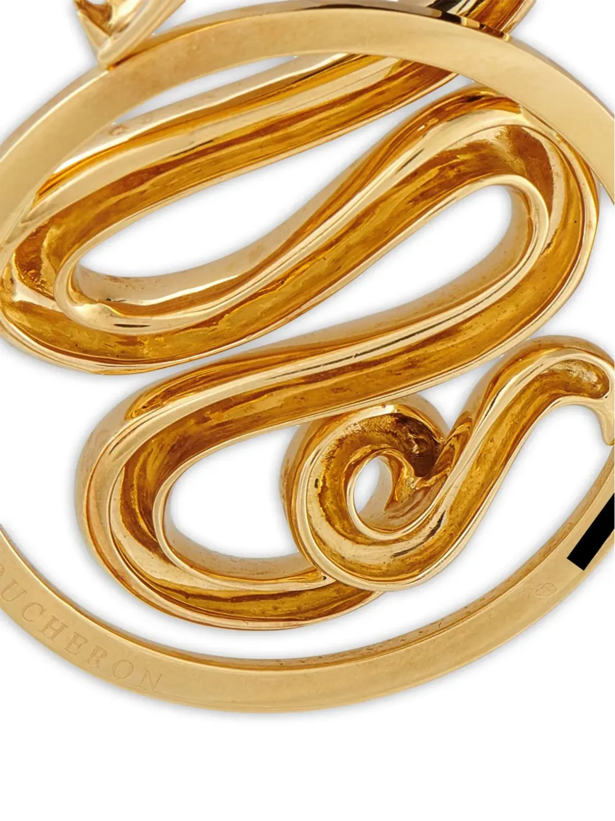 Boucheron Pre-Owned 蛇モチーフのペンダントネックレス - 画像3
