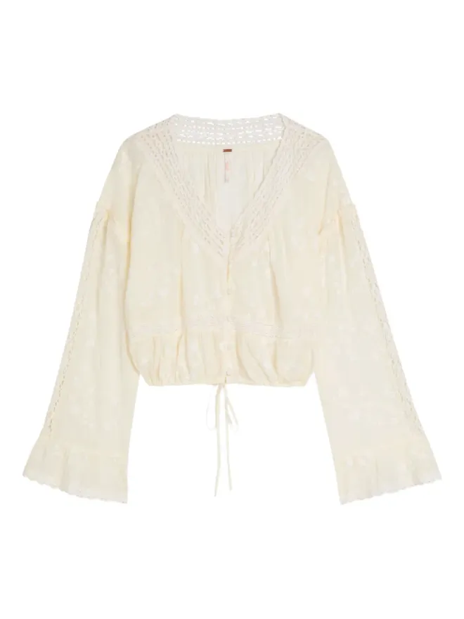 Free People Free People フローラル刺繍ブラウスの商品画像
