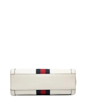 ビンテージ Gucci オフィディア レザー サッチェル 小型 ホワイト - サムネイル4
