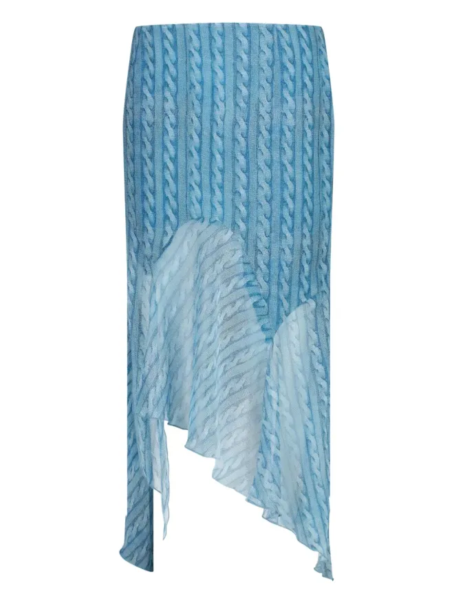 AVAVAV AVAVAV アシンメトリック ジョーゼット ミディスカートの商品画像