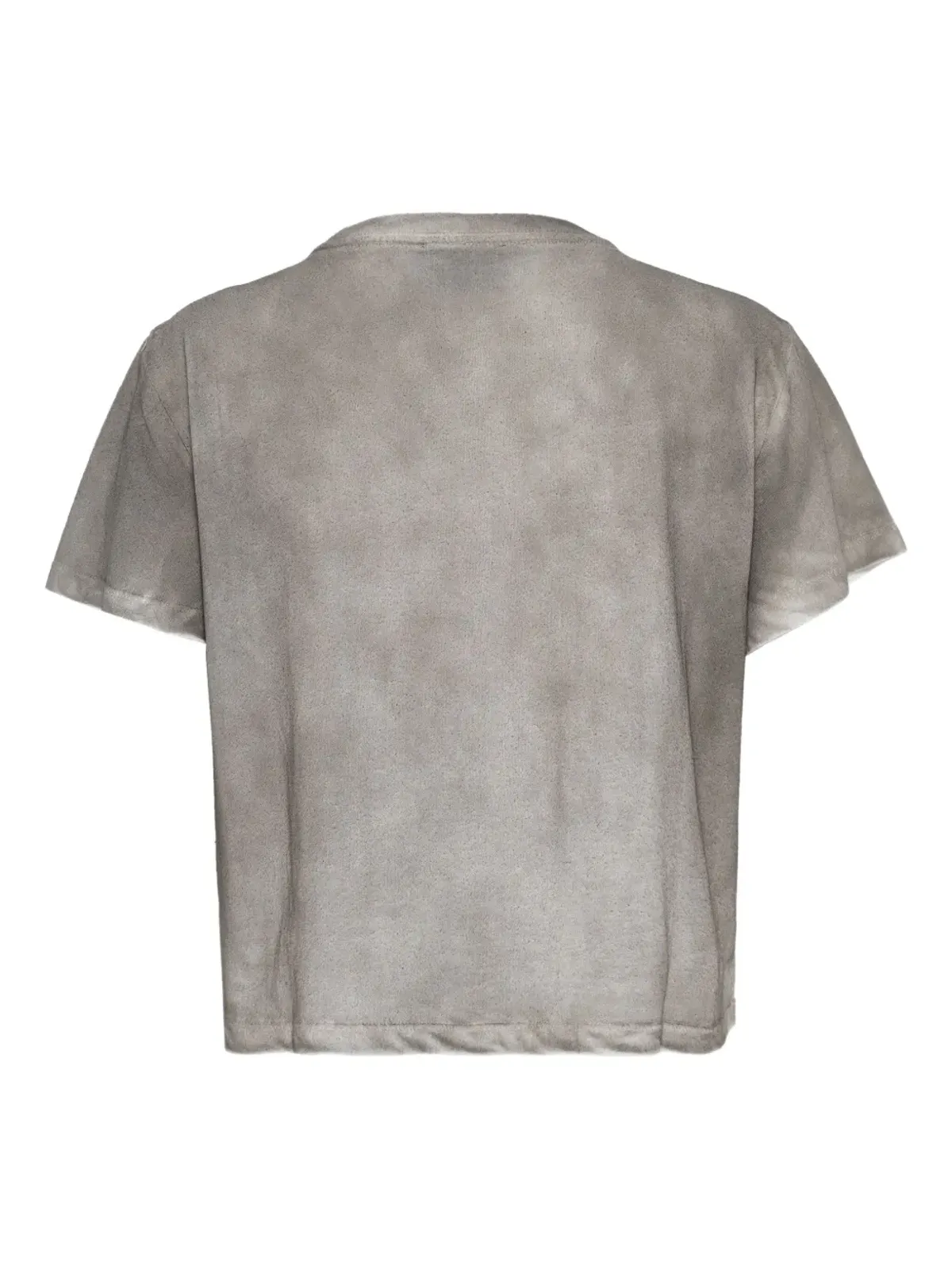 Ashley Williams washed-effect graphic-print T-shirt - Grey - 画像2