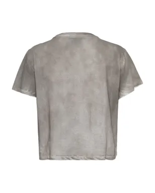 Ashley Williams washed-effect graphic-print T-shirt - Grey - サムネイル2