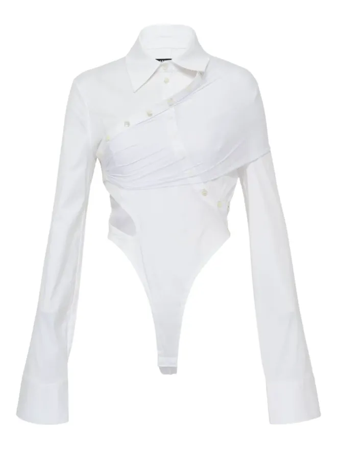 GRACE ELWOOD GRACE ELWOOD カットアウトシャツボディスーツの商品画像