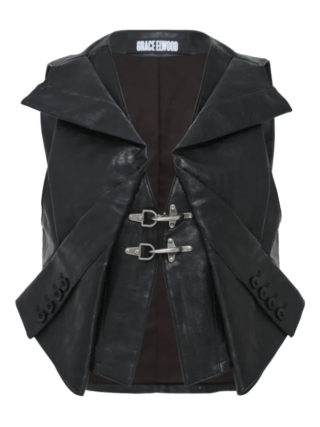 GRACE ELWOOD GRACE ELWOOD 袖ディテールバックルベストの商品画像