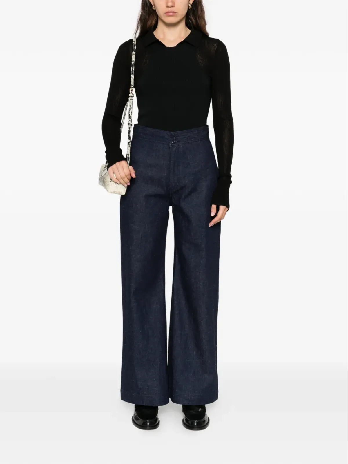 Levi's ワイドレッグジーンズ ブルー - 画像2
