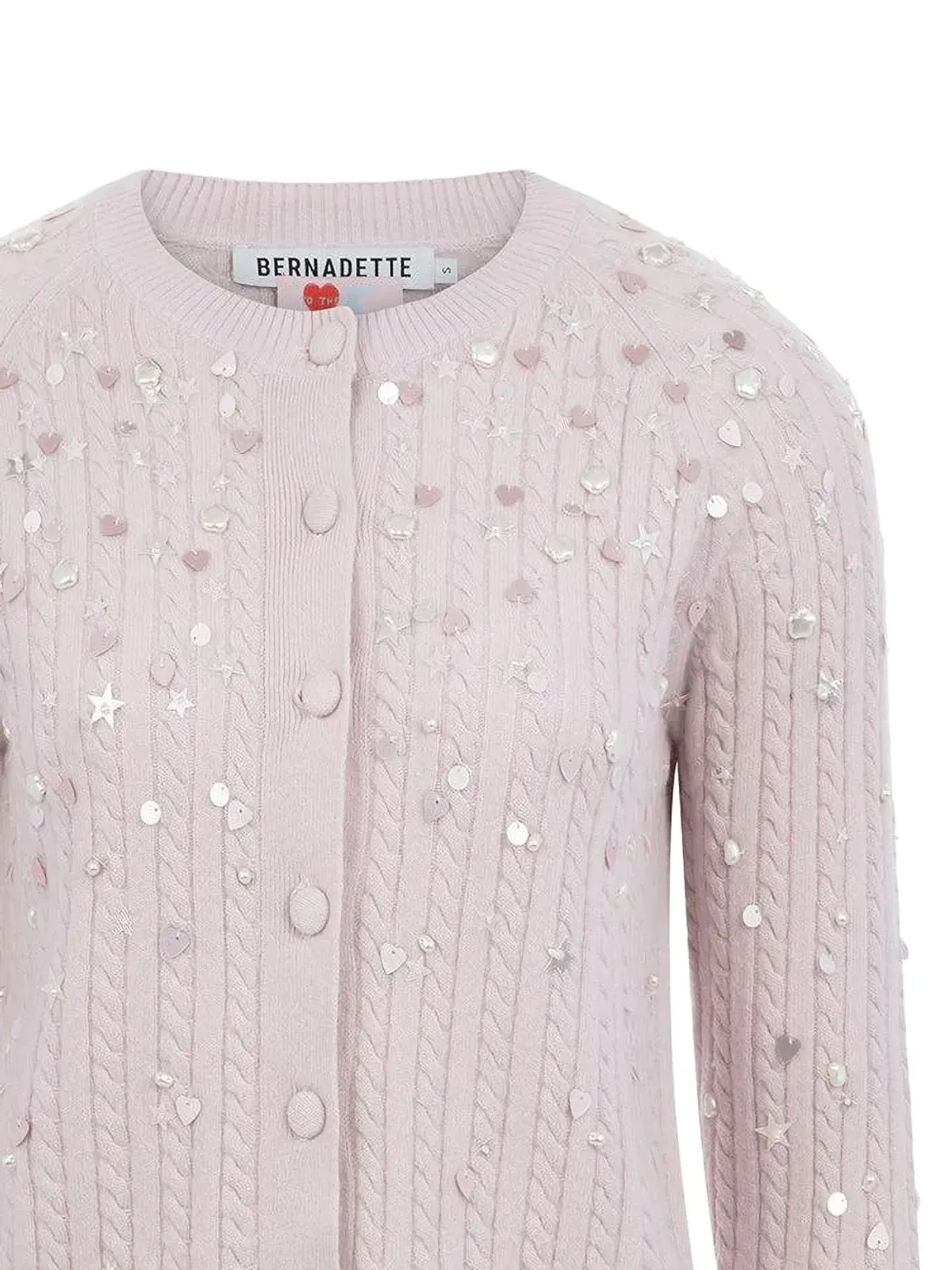 Bernadette Gilberte embellished cardigan - 画像2