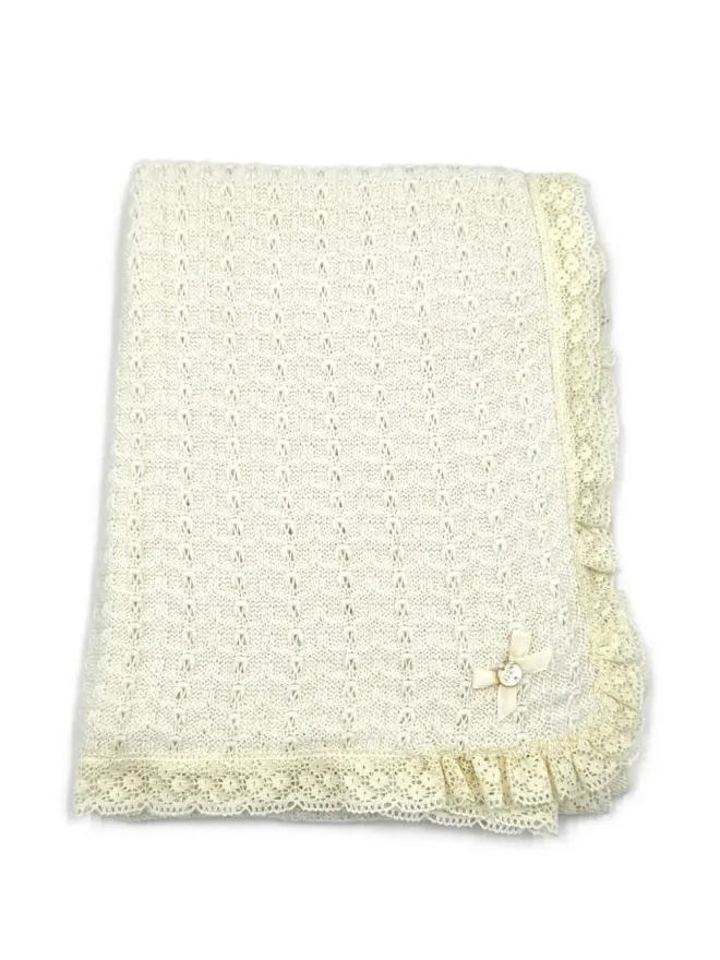 Paz Rodriguez Paz Rodriguez フリルヘム ブランケットの商品画像