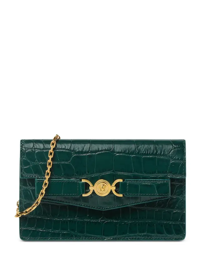 VERSACE Versace Medusa '95 クロコ型押し ウォレット - グリーンの商品画像