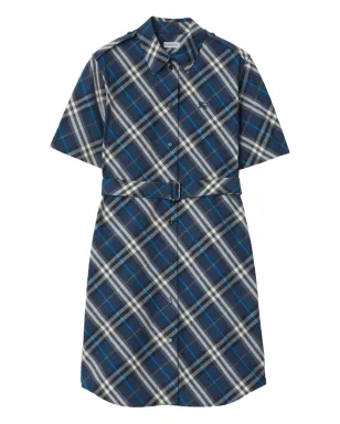 Burberry チェック柄ミニシャツワンピース - サムネイル1