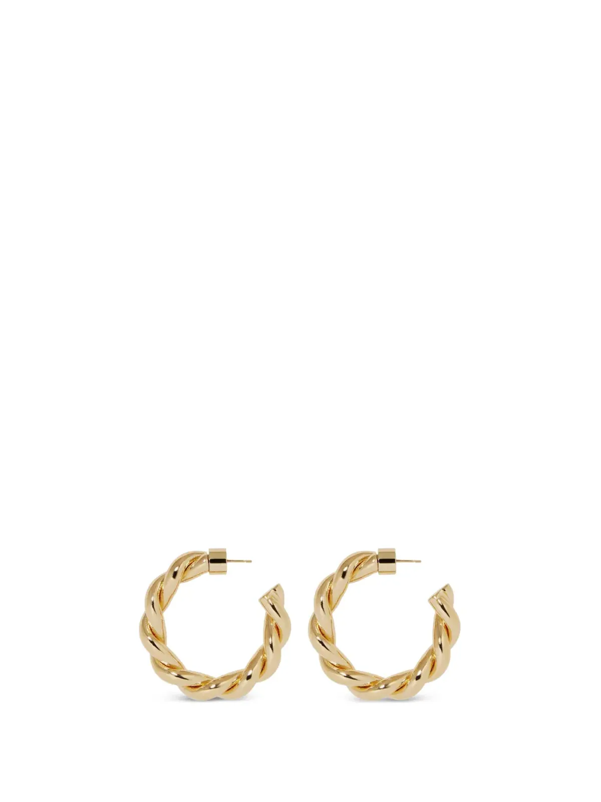 Jennifer Fisher 14K イエローゴールド リリー ツイスト フープピアス - 画像1