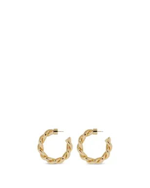 Jennifer Fisher 14K イエローゴールド リリー ツイスト フープピアス - サムネイル1