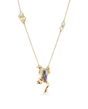 Bibi van der Velden 蛙モチーフ オパールとクォーツのネックレス - サムネイル1