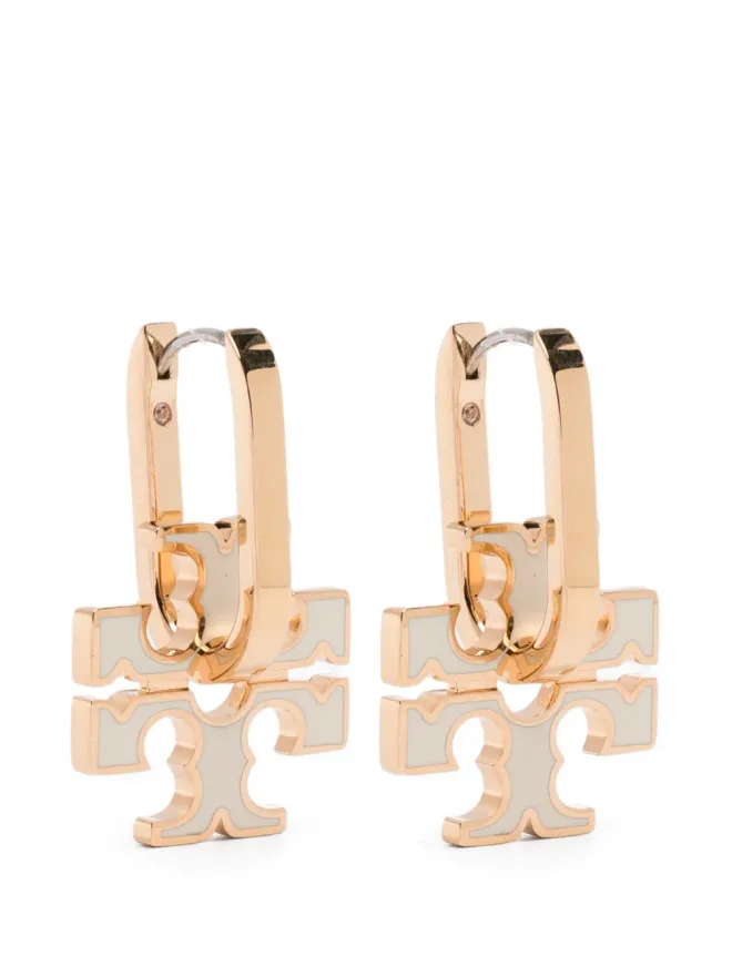 Tory Burch Tory Burch Kira エナメルモチーフイヤリング ゴールドの商品画像