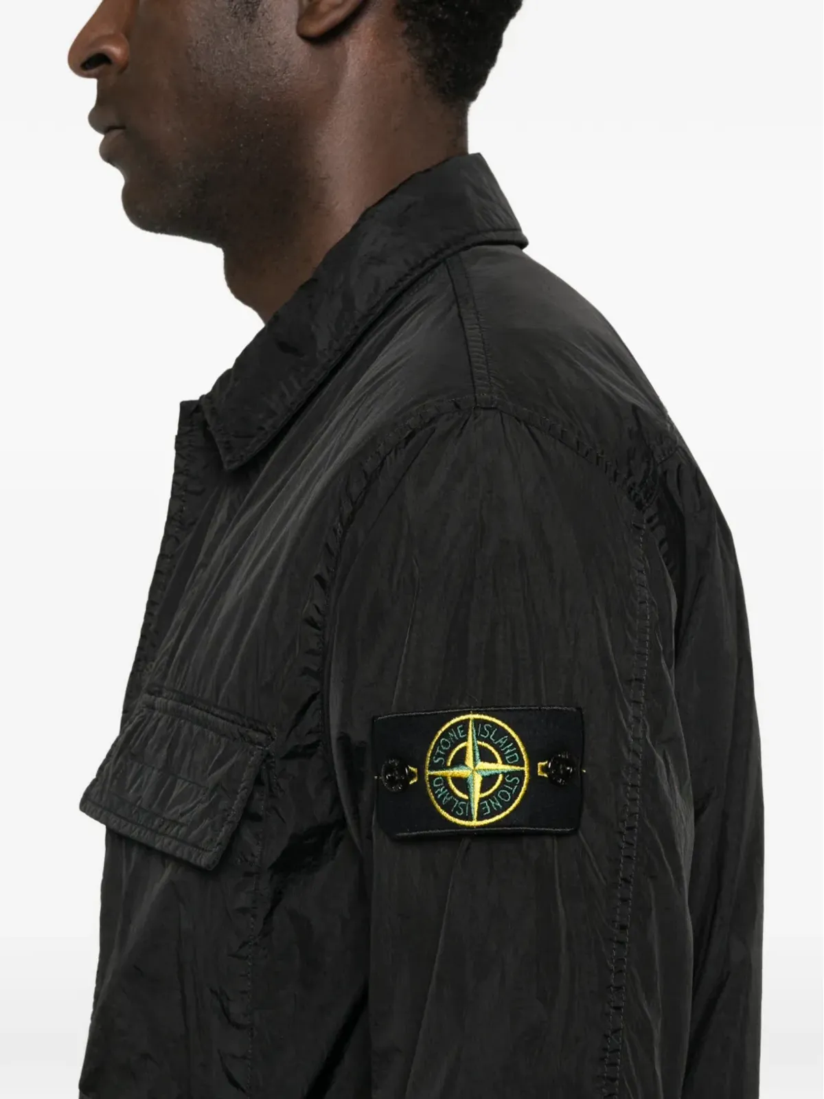 Stone Island Compassバッジ シャツ - ブラック - 画像5