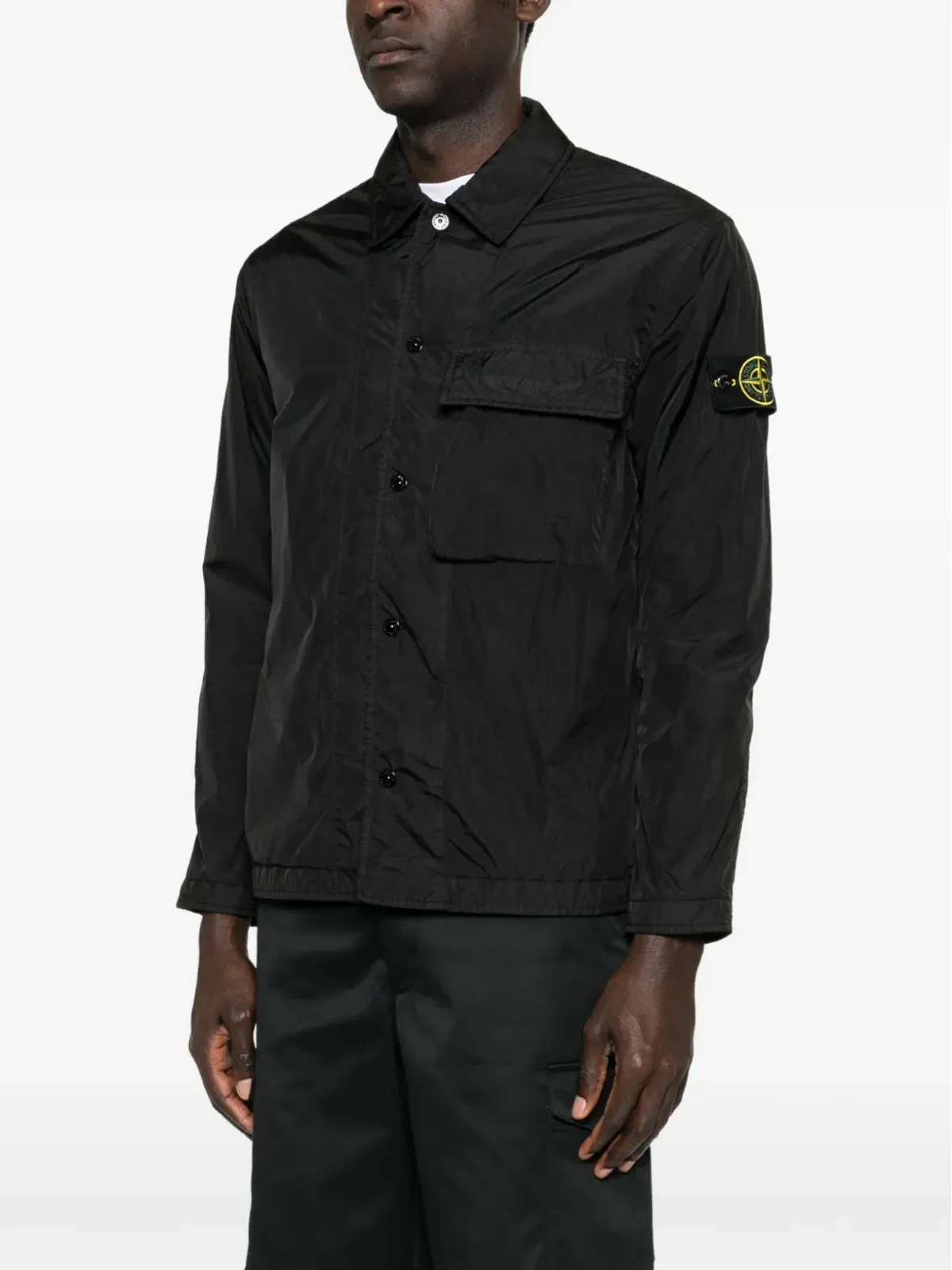 Stone Island Compassバッジ シャツ - ブラック - 画像3