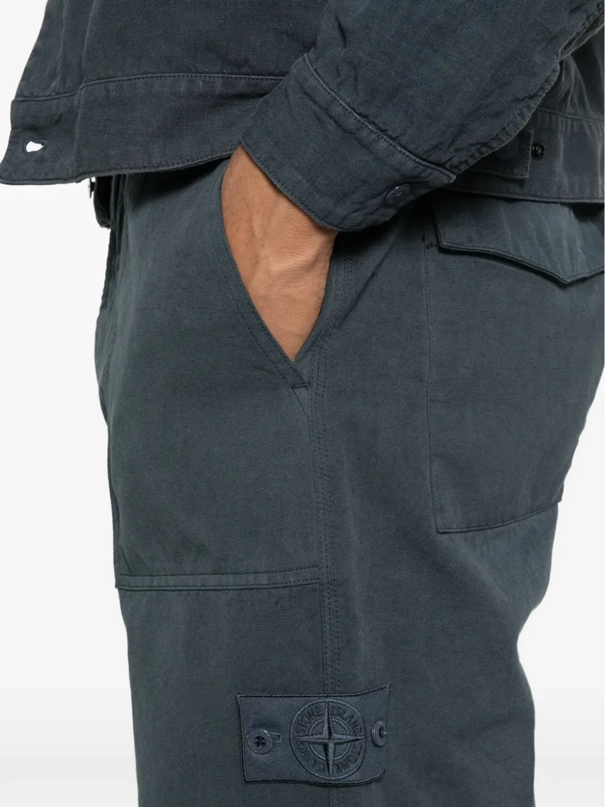 Stone Island コットンカーゴパンツ - 画像5