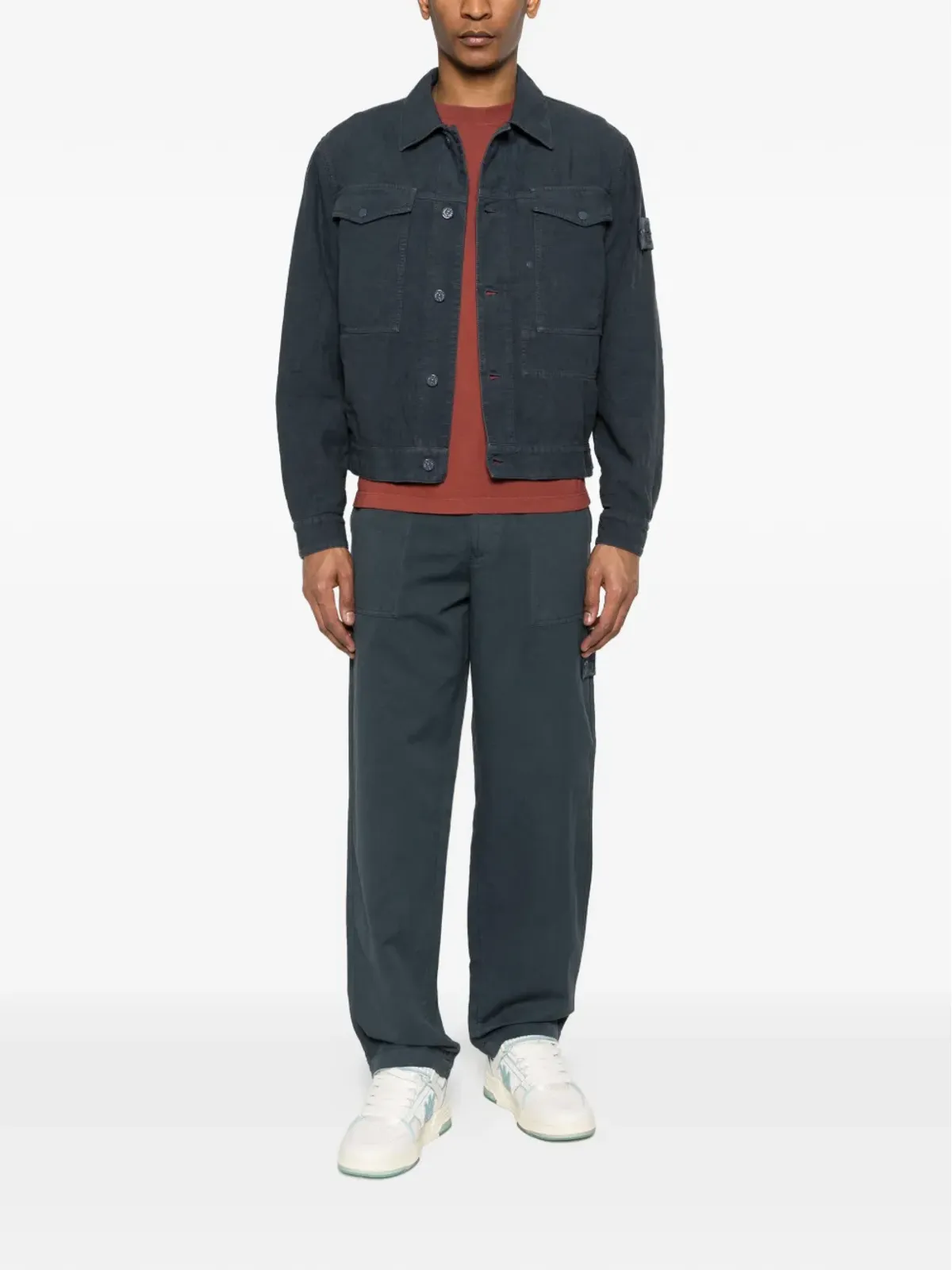 Stone Island コットンカーゴパンツ - 画像2