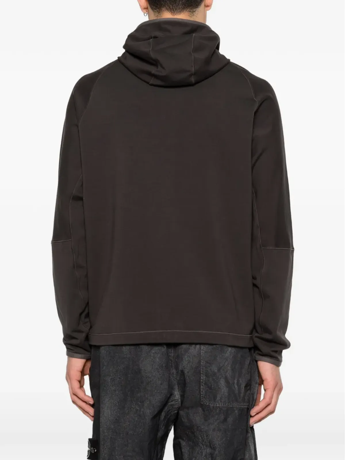 Stone Island ジップフード付きスウェットシャツ - グレー - 画像4