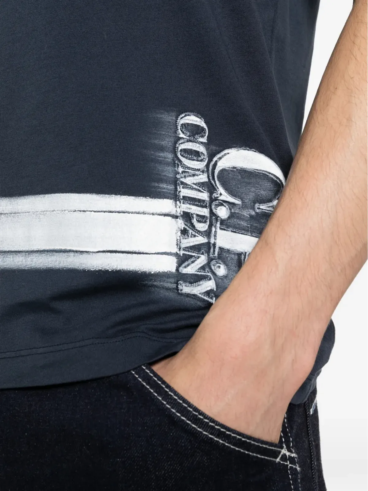 C.P. Company 半袖グラフィックプリント Tシャツ - ブルー - 画像5
