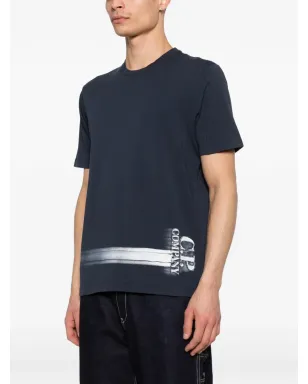 C.P. Company 半袖グラフィックプリント Tシャツ - ブルー - サムネイル3