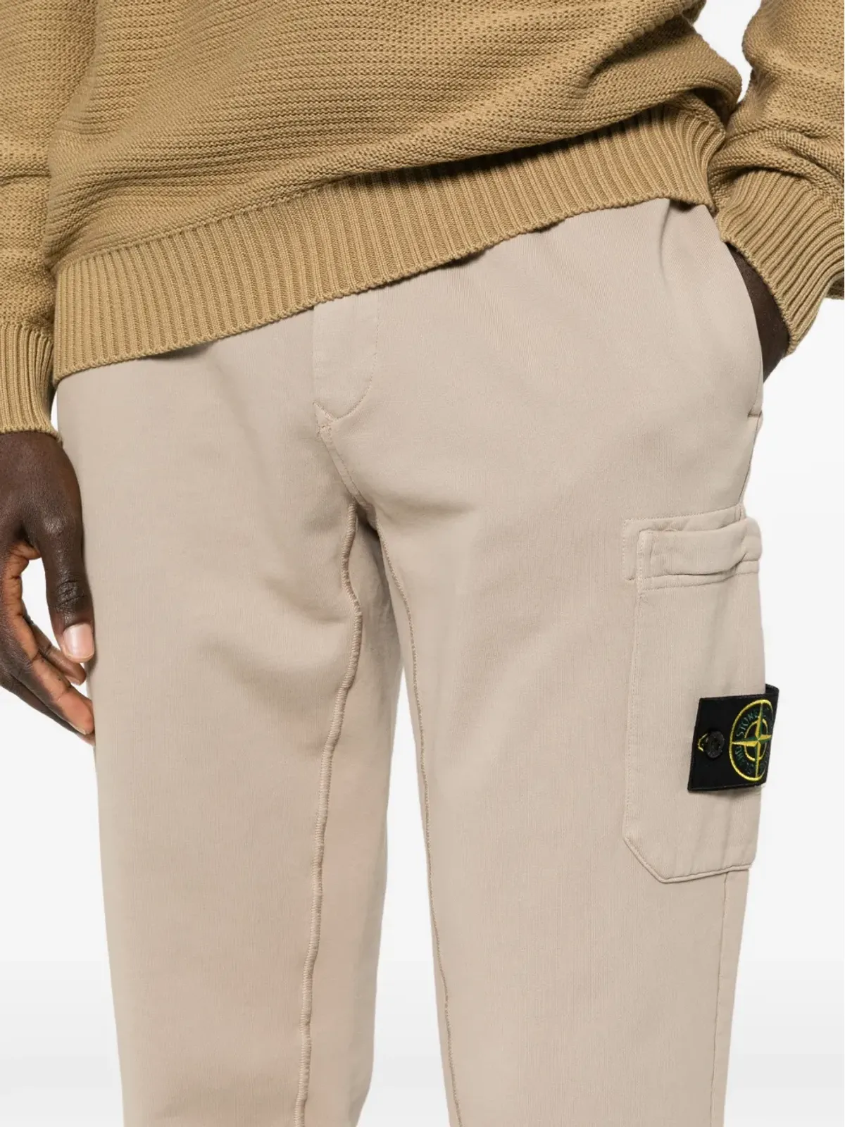 Stone Island ドローストリングカーゴパンツ（ニュートラルカラー） - 画像5