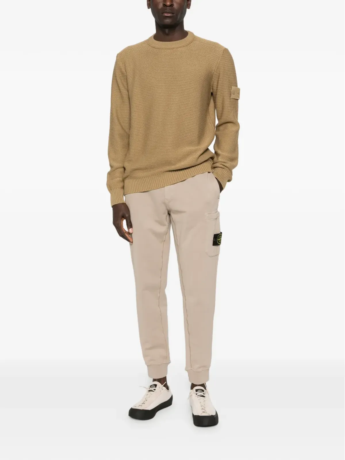 Stone Island ドローストリングカーゴパンツ（ニュートラルカラー） - 画像2