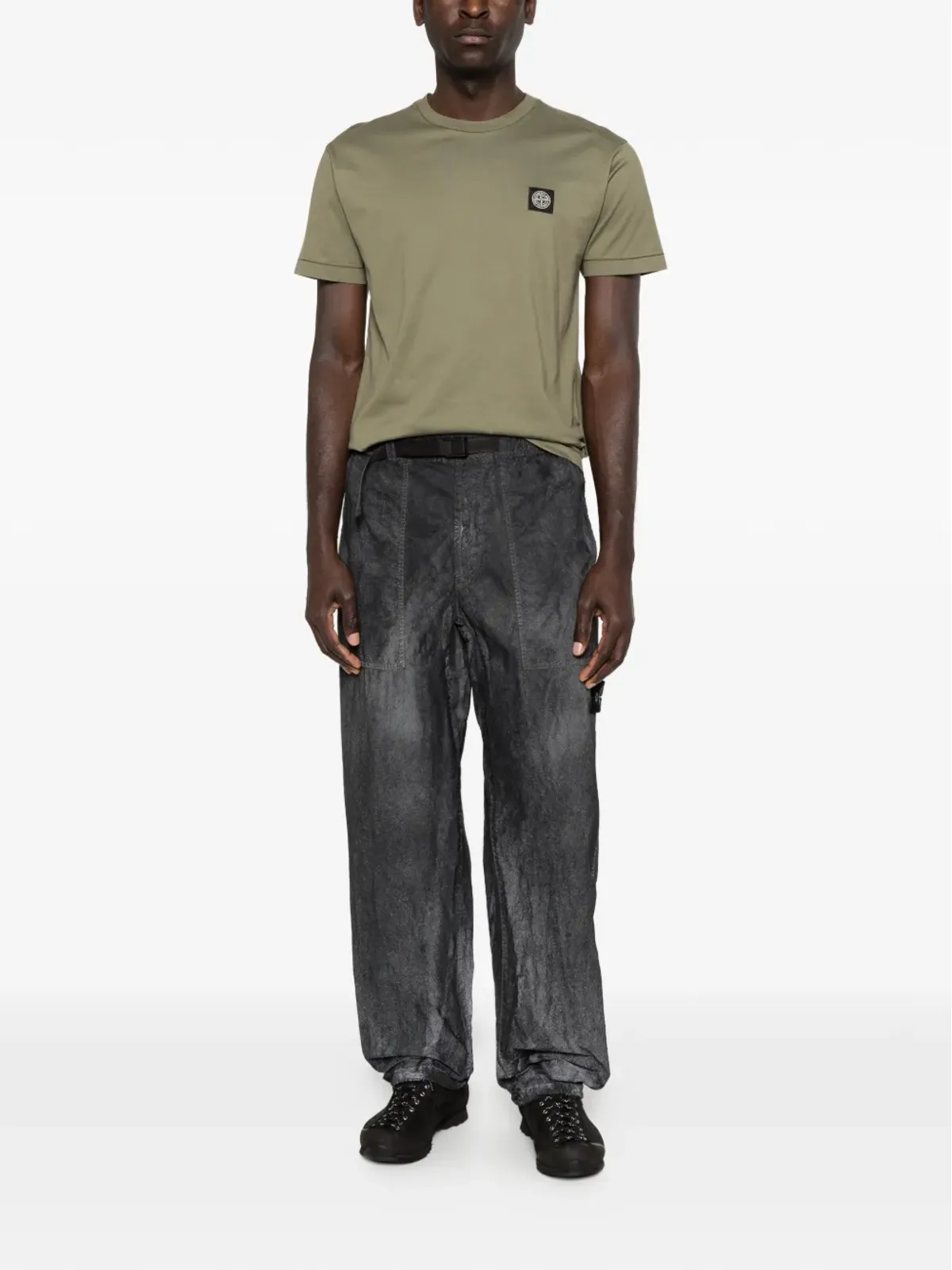 Stone Island パッチ Tシャツ - グリーン - 画像2