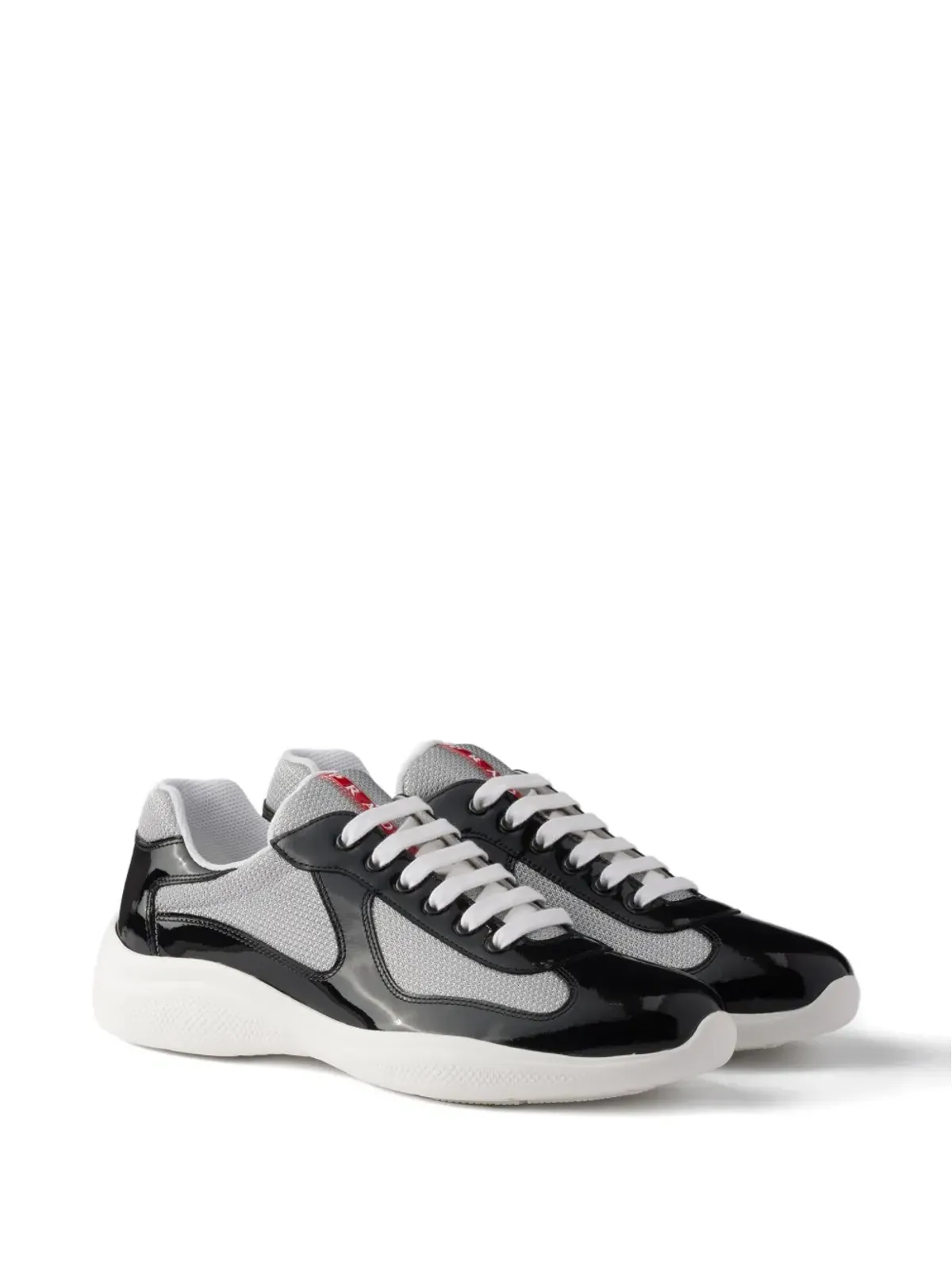 Prada Linea Rossa パテントレザー スニーカー - 画像2