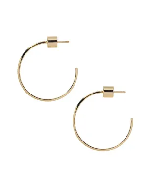 Jennifer Fisher フラットスレッド フープピアス - サムネイル1
