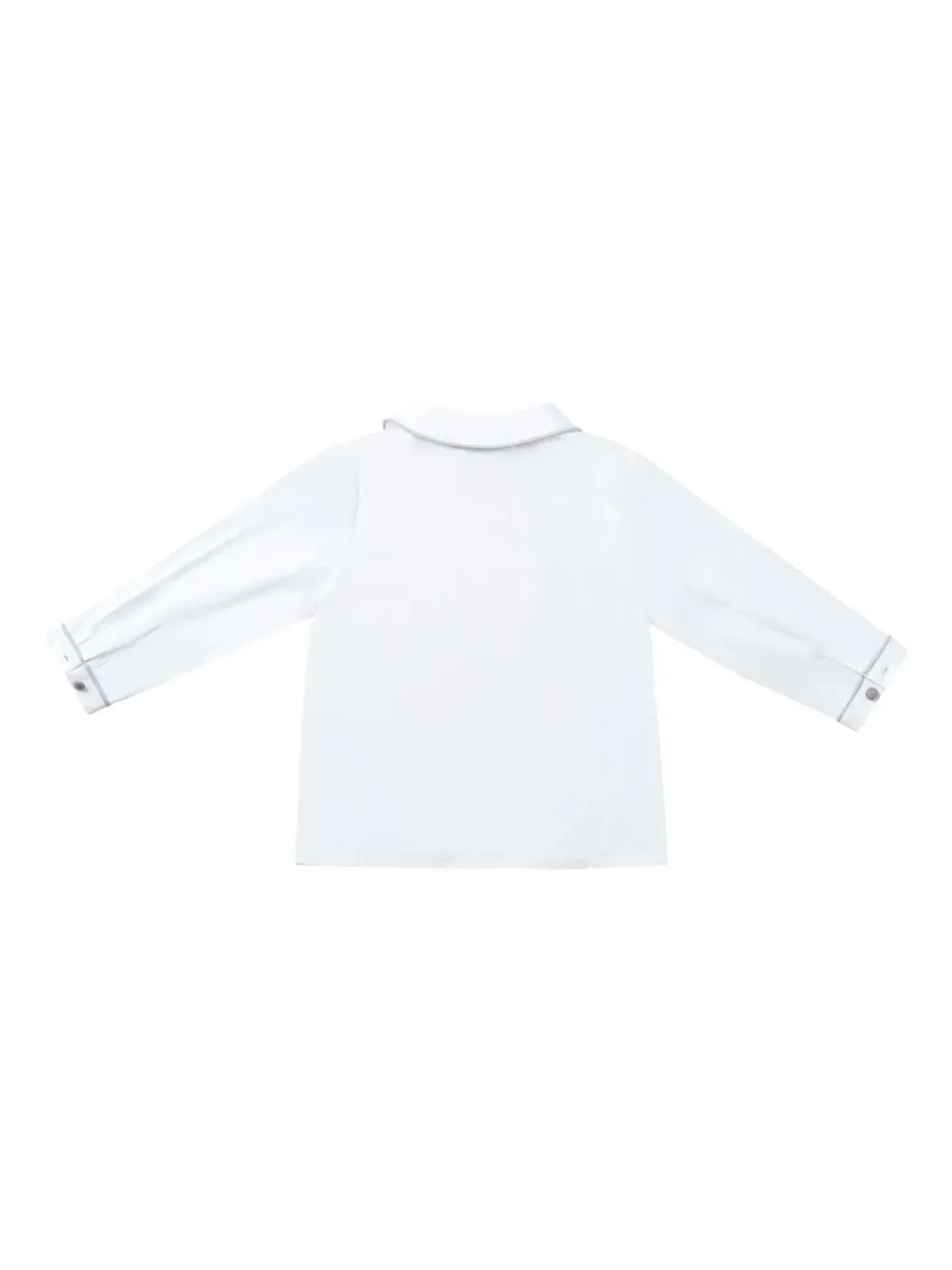 Moustache gathered-waistband short set - Grey - 画像3