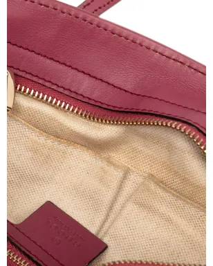 Gucci ビンテージ 2000-2015年 小さめ Guccissima Bree サッチェル ピンク - サムネイル5