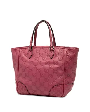 Gucci ビンテージ 2000-2015年 小さめ Guccissima Bree サッチェル ピンク - サムネイル3