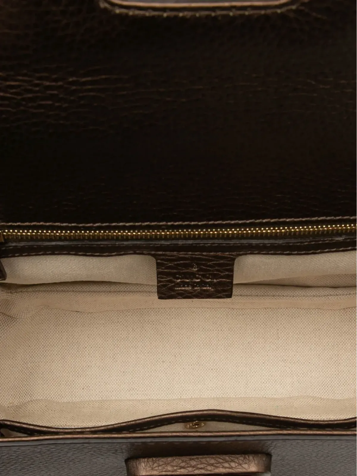 Gucci ビンテージ 2000-2015 ミディアム レザー バンブー・サッチェル ブラウン - 画像5