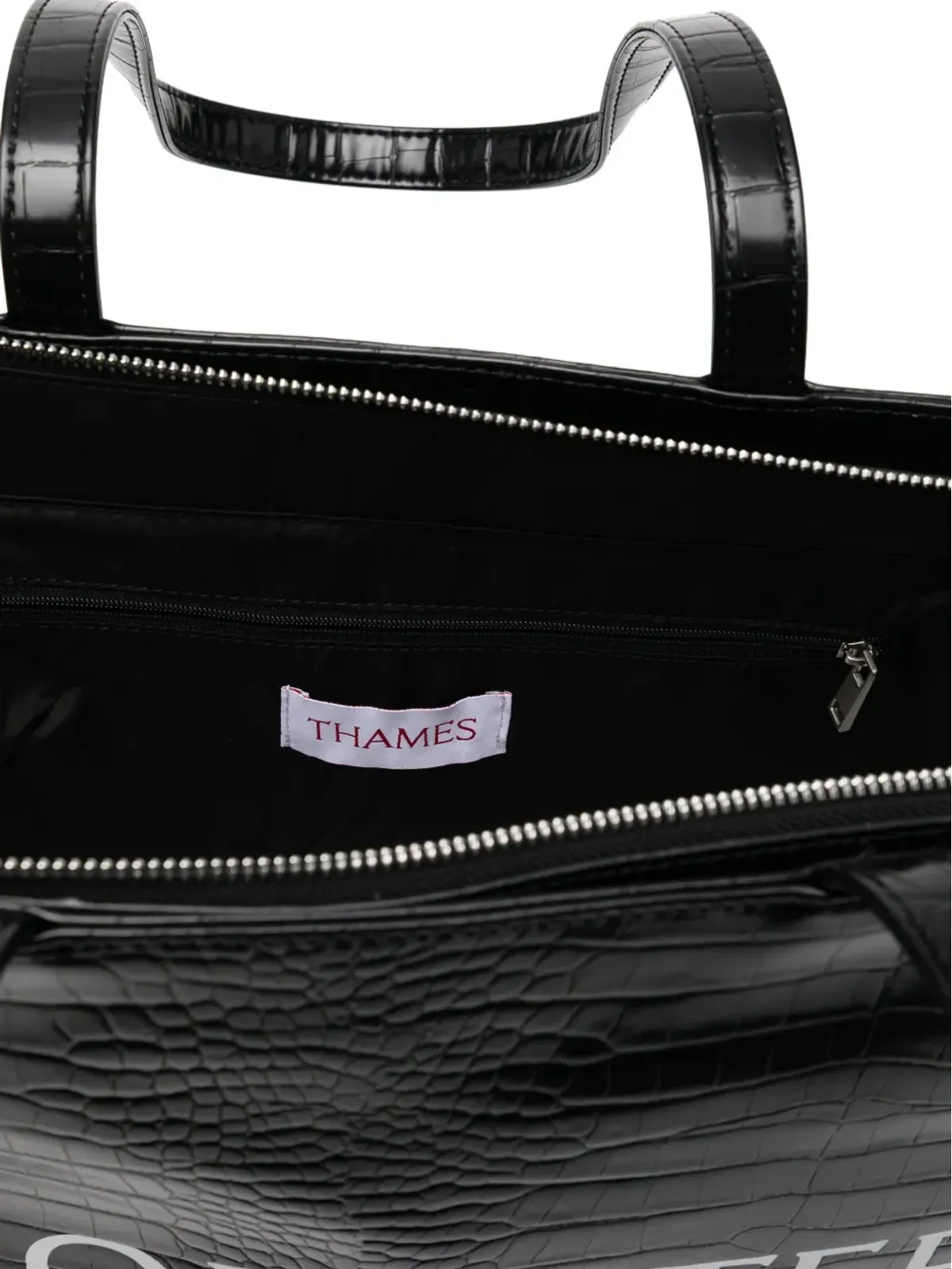 THAMES MMXX ダウキン・ショップリフター トートバッグ ブラック - 画像5